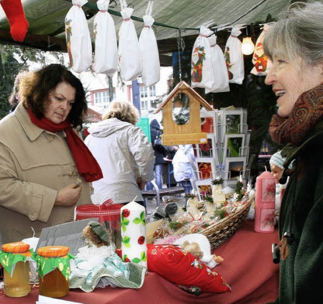 Die Idee des Schenkens und des Freudeb... des 17. Binzener Weihnachtsmarktes.    | Foto: bz