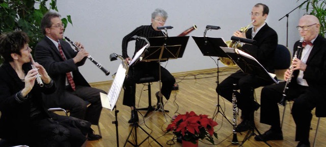 Das Viva-Quintett bei seinem Konzert in Degerfelden   | Foto: Hanna Vlkle