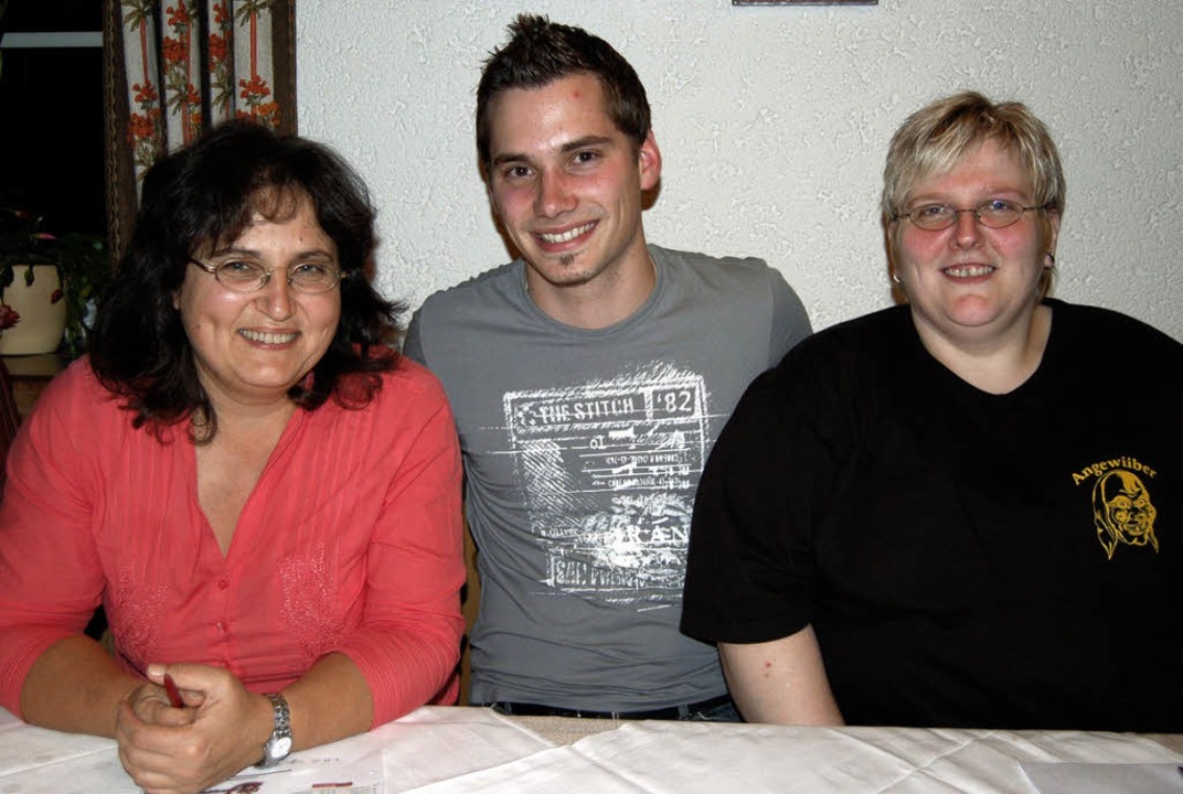 Fhrungs-Trio der Bergvogtei Riedichen...mgartner und Vgtin Nicole Seeberger.   | Foto: Paul Berger
