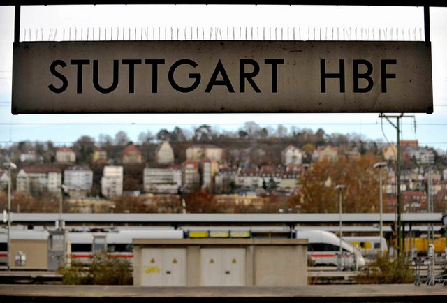 Endstation Stuttgart 21? Der Hauptbahn...rastrukturmanahme komplett verndern.  | Foto: ddp