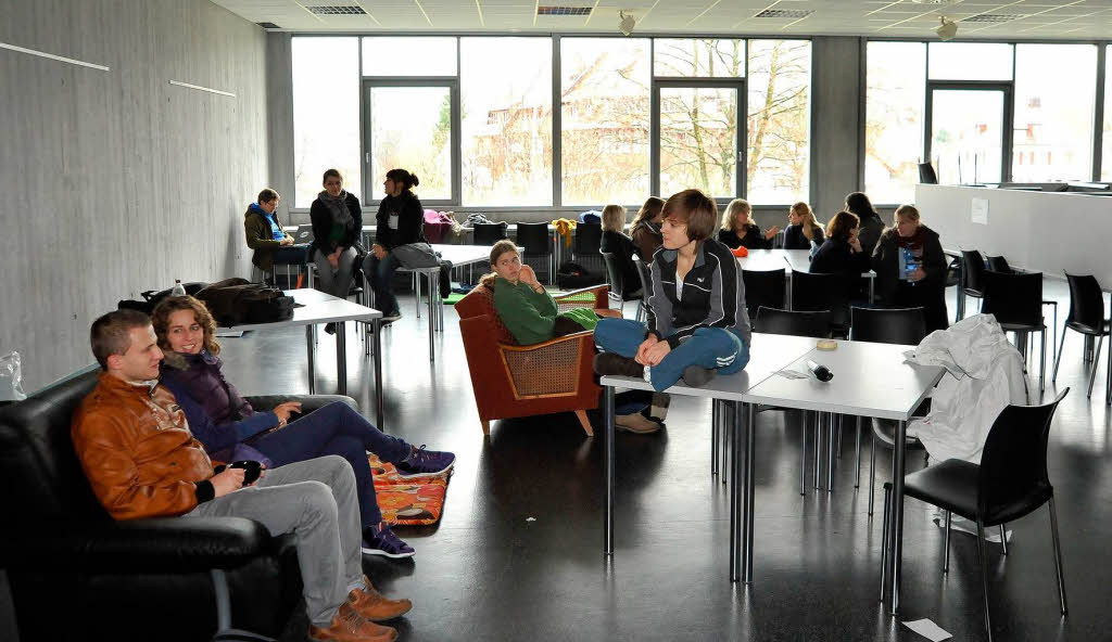 Studierende der PH Freiburg protestieren gegen die Bildungspolitik und haben die Hochschule besetzt.