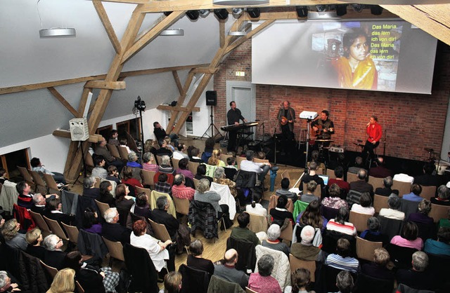 Der  Brgersaal in der komplett renovi... Konzert, mit seiner Raumatmosphre.    | Foto: christa rinklin