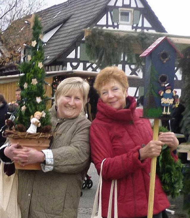 Freude in Altenheim ber dekorative Einkufe.   | Foto: dieter fink