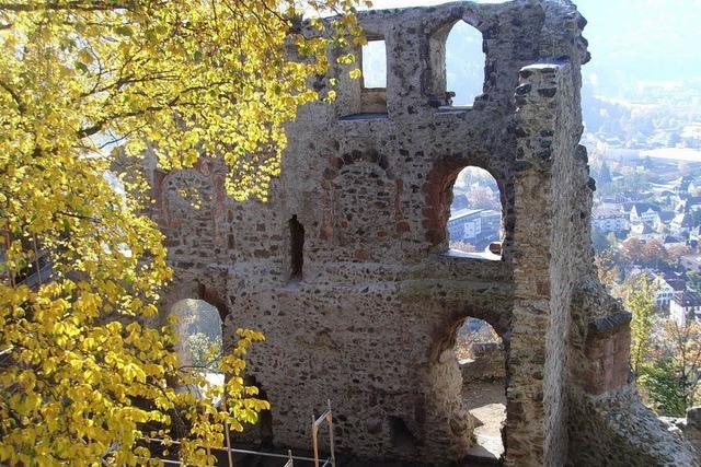 Die Burg hat Winterpause