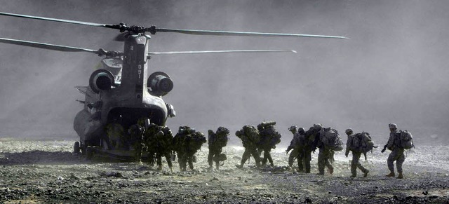 Die USA wollen ihren  Einsatz in Afgha...zustzliche Last nicht allein tragen.   | Foto: afp
