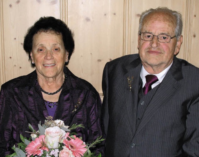 Seit 50 Jahren verheiratet: Waldemar und Berta Harmel   | Foto: Manfred Lange