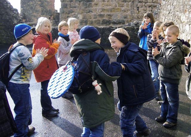 Die Drittklssler besuchten die Burg Rtteln.   | Foto: privat