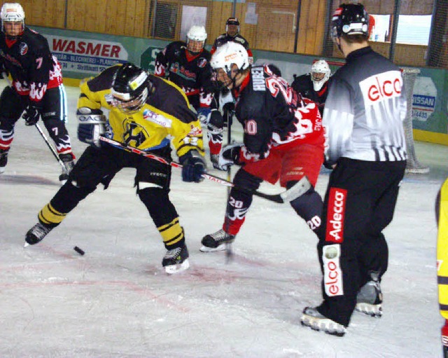 Der EHC Herrischried &#8211; das Foto ...g und liegt in der Tabelle ganz vorn.   | Foto: BZ