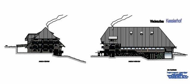 So soll der neue Kesslerhof in Hinterzarten nach dem Wiederaufbau aussehen.  | Foto: Stefan Ganter
