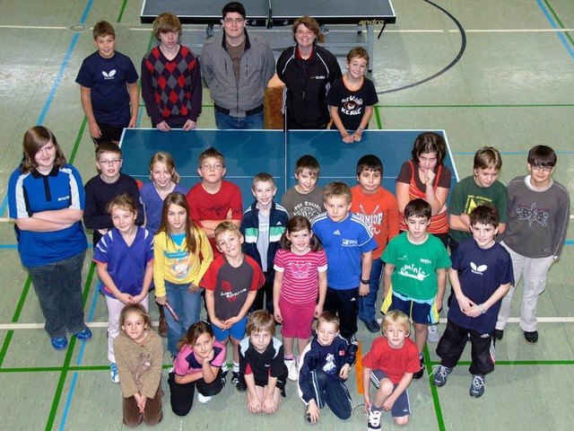 20 Kinder im Alter von sechs bis zwlf...den Mini-Meisterschaften der TTF teil.  | Foto: Dietmar Noeske