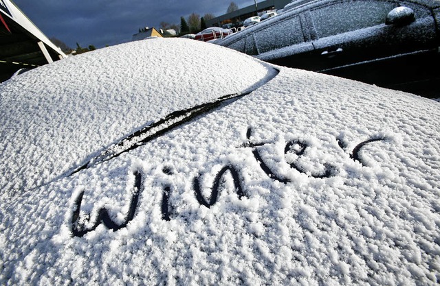 Schnee, Eis und Minustemperaturen besc...em Fahrzeug  besser durch den Winter.   | Foto: dpa