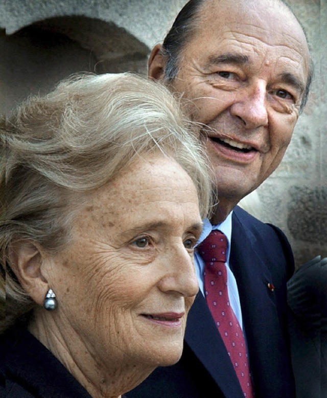 Bernadette Chirac und ihr Mann Jacques, der Macho  | Foto: afp