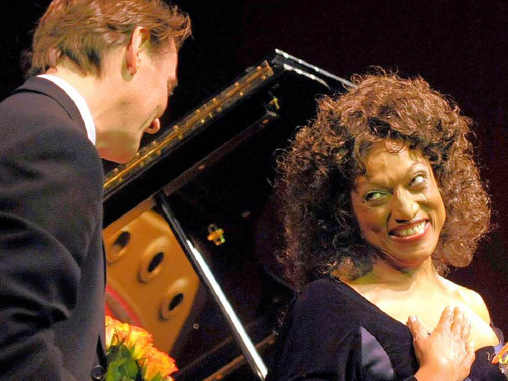 Jessye Norman sang im Konzerthaus Freiburg. Das war Opernstimme mit jazzigen Klngen.