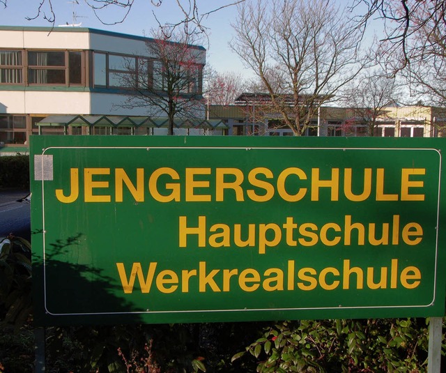 Ebringen und Pfaffenweiler sagten nein...r Werkrealschule an der Jengerschule.   | Foto: Andrea Gallien
