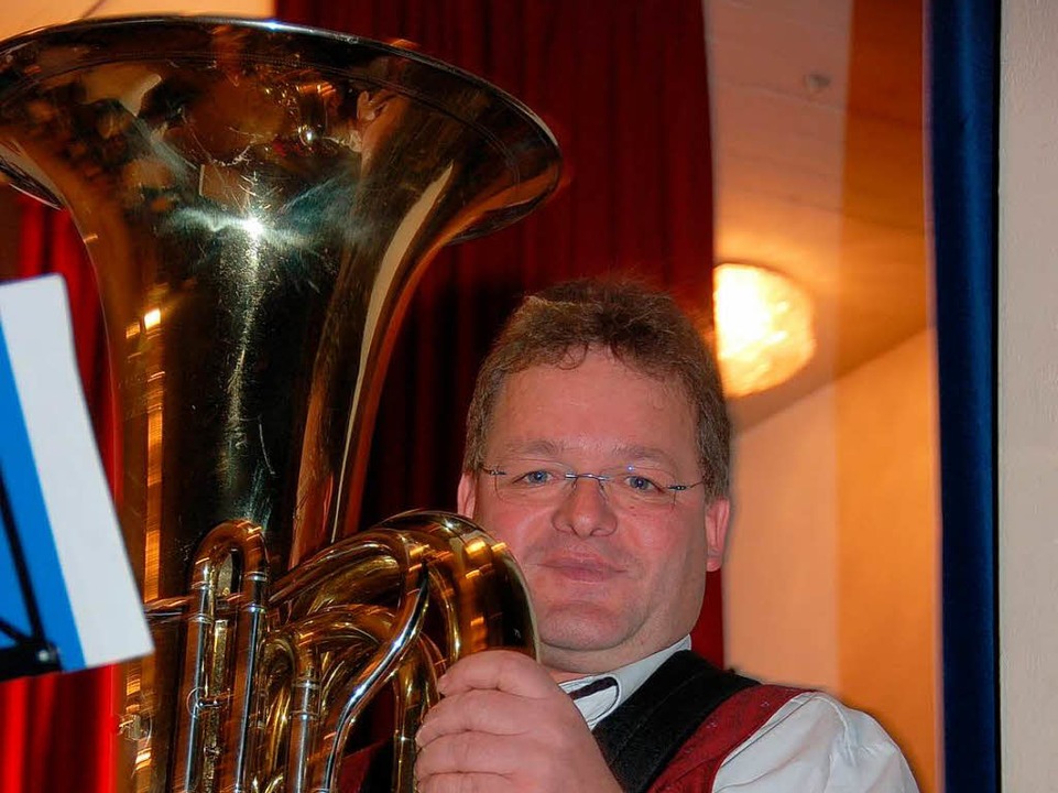 Souvern: Manfred Schanz als gefhrlicher &#8222;Tuba Tiger&#8220;. 