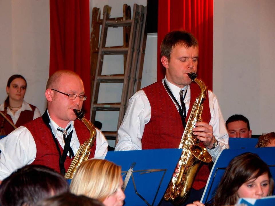 Solisten Stefan Schanz und Andreas Eisele (rechts) 