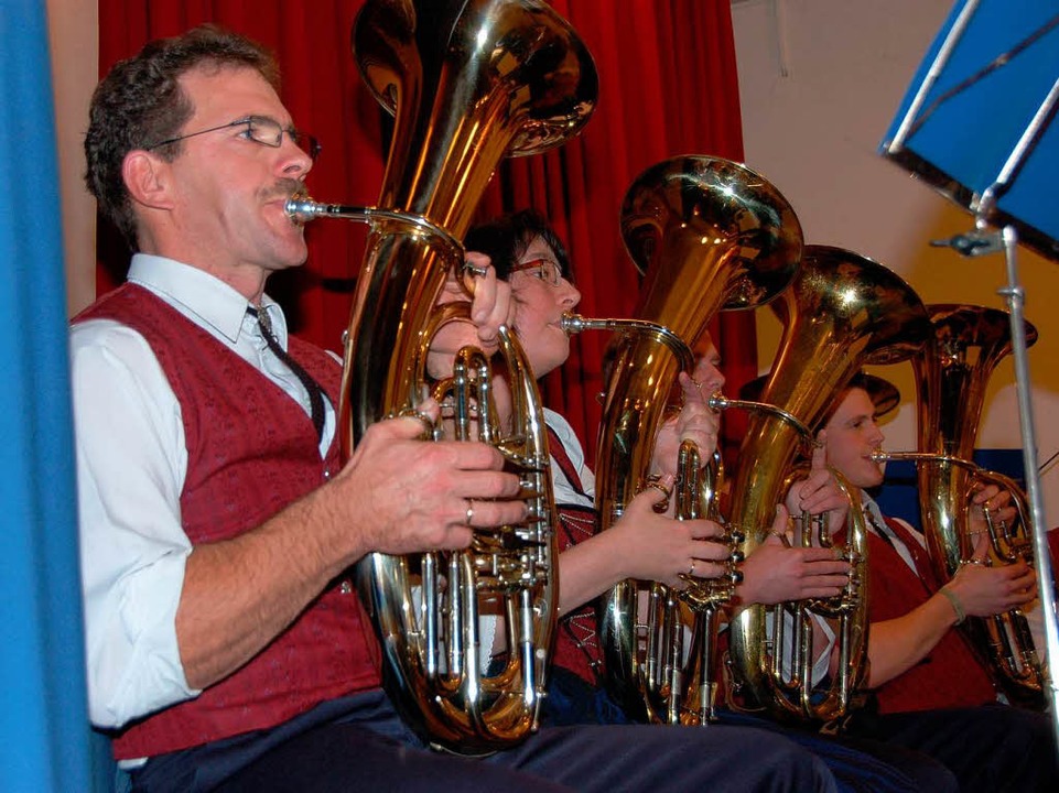 Die Musiker gaben zum Dirigentenjubilum ihr Bestes 