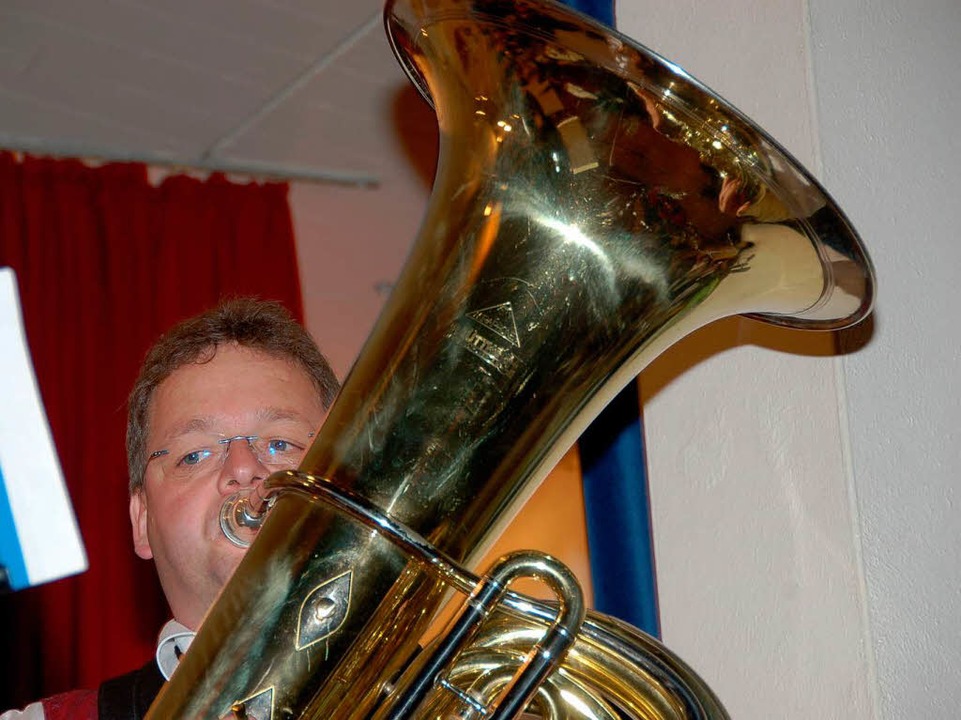 Souvern: Manfred Schanz als gefhrlicher &#8222;Tuba Tiger&#8220;. 