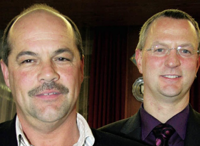 Joachim Bockstaller (links) und Wolfga...ts) sind neue Aufsichtsratsmitglieder.  | Foto: Eva Korinth
