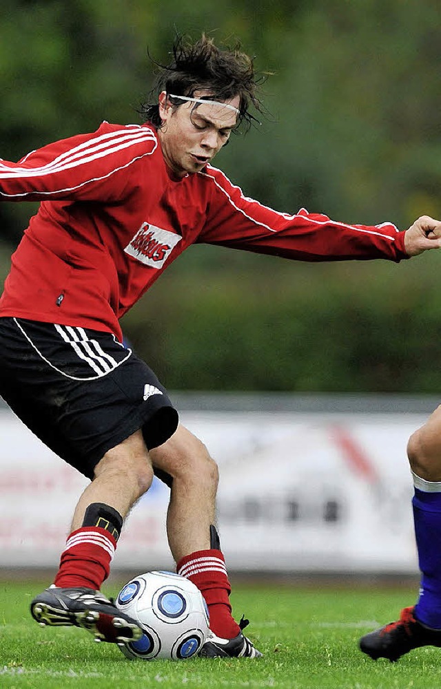 Florian Schlachter traf nach vier Minuten fr den TuS.  | Foto: scherer