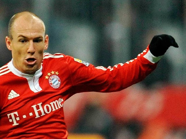 Seine Kreativitt ist gefragt: Bayern-Spieler Arjen Robben.   | Foto: dpa