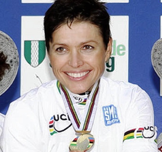 Medaillen, ja klar, aber nur ohne Dopi...Spitz als Marathon-Weltmeisterin 2009   | Foto: privat