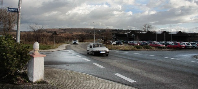 Die Kreuzung Mattweg/Keltenstrae   | Foto: Sandra Decoux-Kone