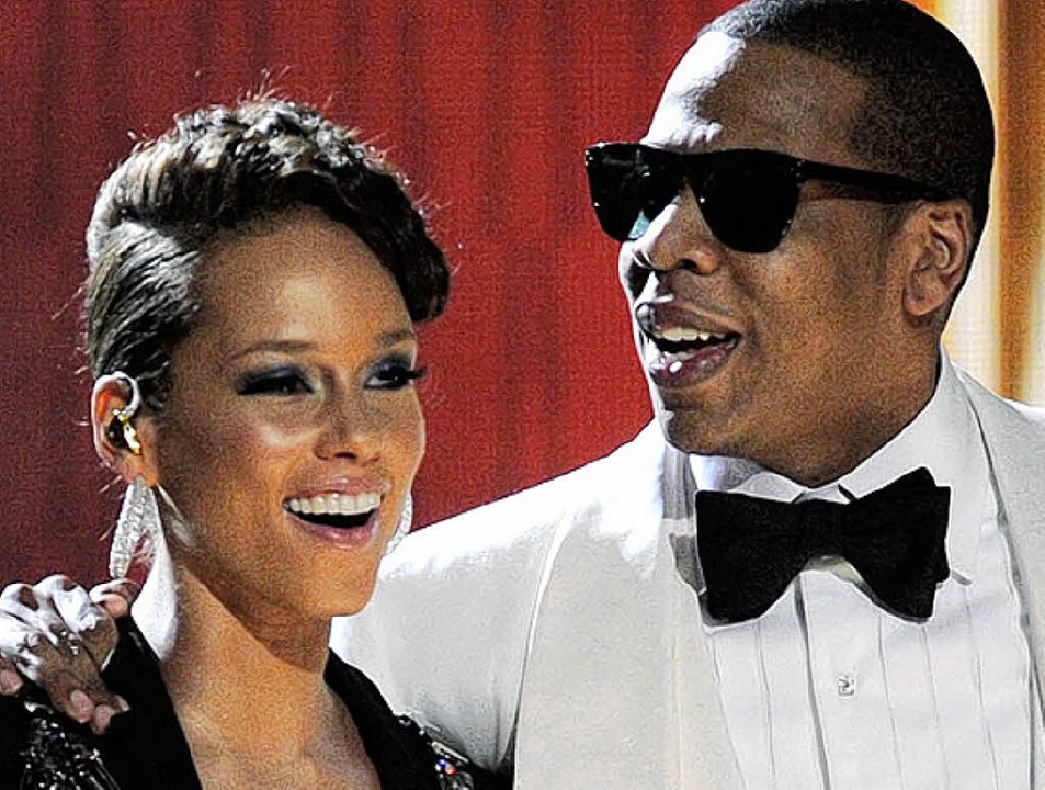 Kollegen und Freunde: Alicia Keys und Jay-Z   | Foto: dpa/AFP