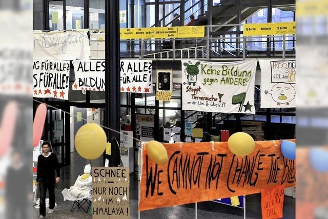 Freiburger Unileitung fordert ein Ende der Audimax-Besetzung