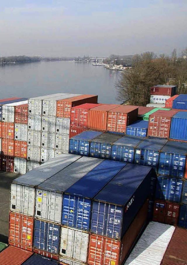 Nrdlich des Containerterminals soll  erweitert werden.      | Foto: GCKEL
