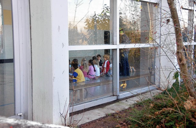 Energiefresser Nummer eins an der Hans-Thoma-Schule ist die Auenhlle.    | Foto: herbert frey