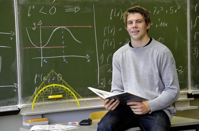 Im Klassenzimmer am Wentzinger-Gymnasi...ssemester, unterrichtet   Mathematik.   | Foto: thomas kunz