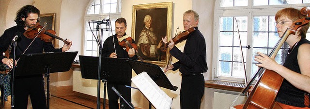 Das Schuppanzigh-Quartett live beim Et...mer Musiksommer und jetzt auch auf CD   | Foto: Archivfoto: Sandra Decoux-Kone