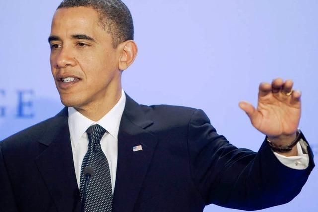 Obama bekennt sich bei Nobelpreisverleihung zum Krieg