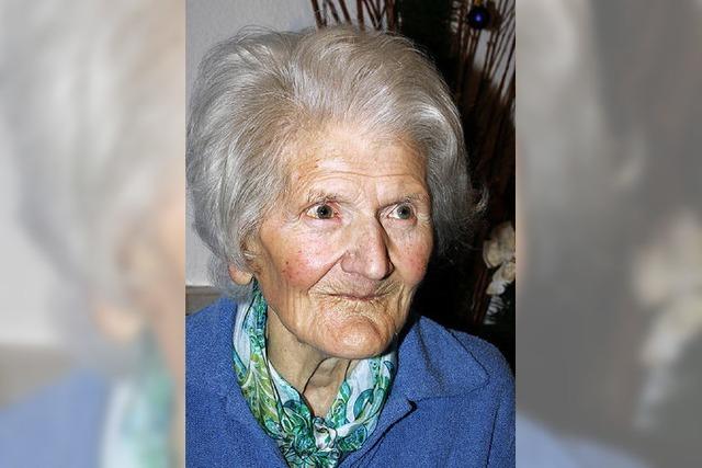 Marie Mller 95 Jahre alt