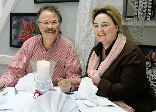 Franzsisches  Flair  verbreiten die  ...  der &#8222;Alten Stadtmhle&#8220;.   | Foto: Robert Bergmann