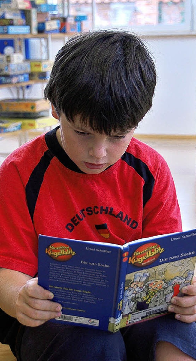 Lesen ist in &#8211; auch bei Kindern   | Foto: Jasmin Gutmann