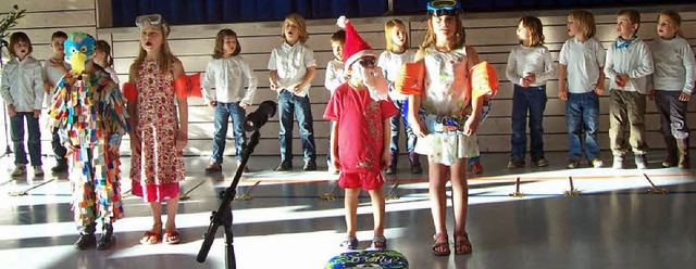 Von Weihnachtsbruchen in anderen Lnd...ler der Grundschule Bachheim/Unadingen  | Foto: Karla Scherer