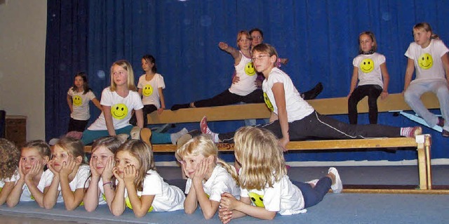 Viel Spa hatten die Akteure des Turne...ne, aber auch die Zuschauer im Saal.    | Foto: Bode