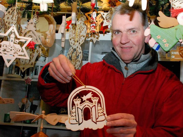 Rolf Joggerst pldiert fr verkrzte ffnungszeiten des  Weihnachtsmarktes  | Foto: Gertrude Siefke