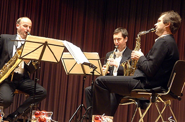 &#8222;Sax at the Opera&#8220; mit Saxophontrio &#8222;Sax Allemande&#8220;   | Foto: Frey