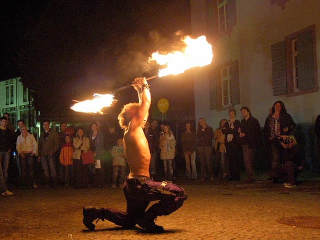 2007 bei der Emmendinger Nacht, gut zw...er gebrtige Triberger Hannes Schwarz.  | Foto: Sylvia-Karina Jahn