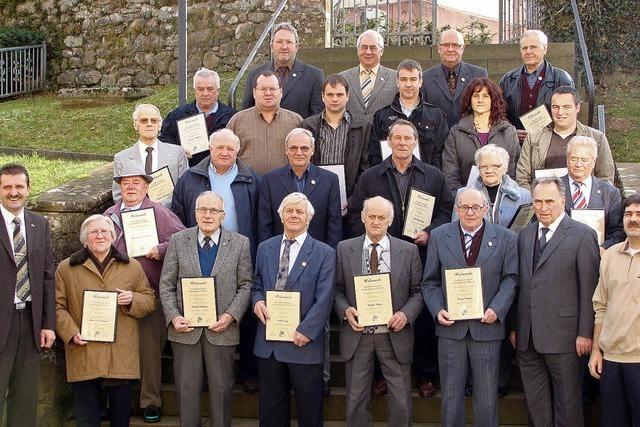 SG Schweighausen ehrt 72 langjährige Mitglieder