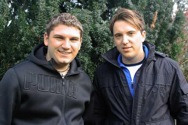 Fabian Oswald (links) und Dennis Hoch ... und vor drei Jahren ins Leben riefen.  | Foto: Gerda Oswald