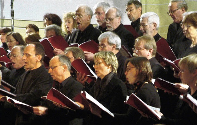 Der Motettenchor Lrrach in der Reihe &#8222;Stimmen im Advent&#8220;   | Foto: Roswitha Frey