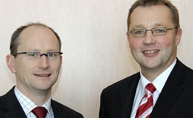 Hans Lamparter und Lutz Pankrath  | Foto: bz