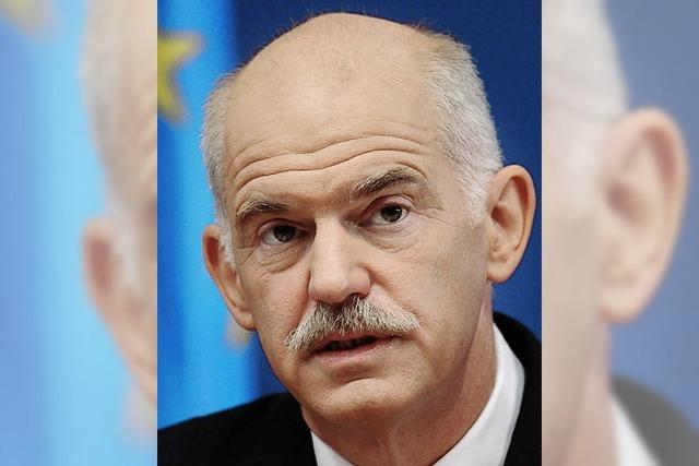 Papandreou will das Steuer herumreißen