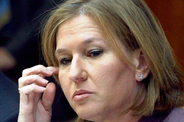 Haftbefehl gegen Zipi Livni