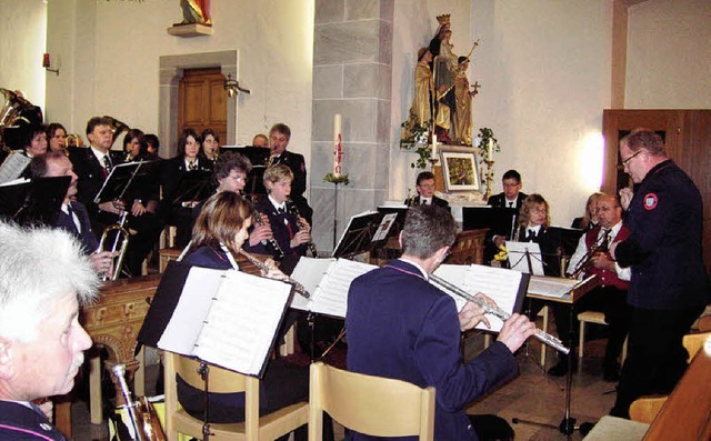 Gedchtniskonzert fr Josef Brogle: Di...musikalisch Dank und Anerkennung aus.   | Foto: Selz