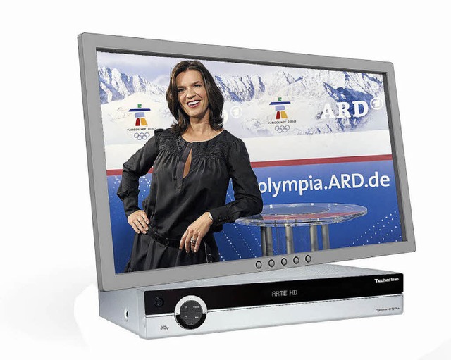 Schne  neue Fernsehwelt:  Wenn zu Wei...igicorder HD S2 plus  empfangsbereit.   | Foto: Fotomontage: BZ